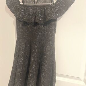 Sparkling Black Kids Dress D Signed Disney Sz S (6/7)